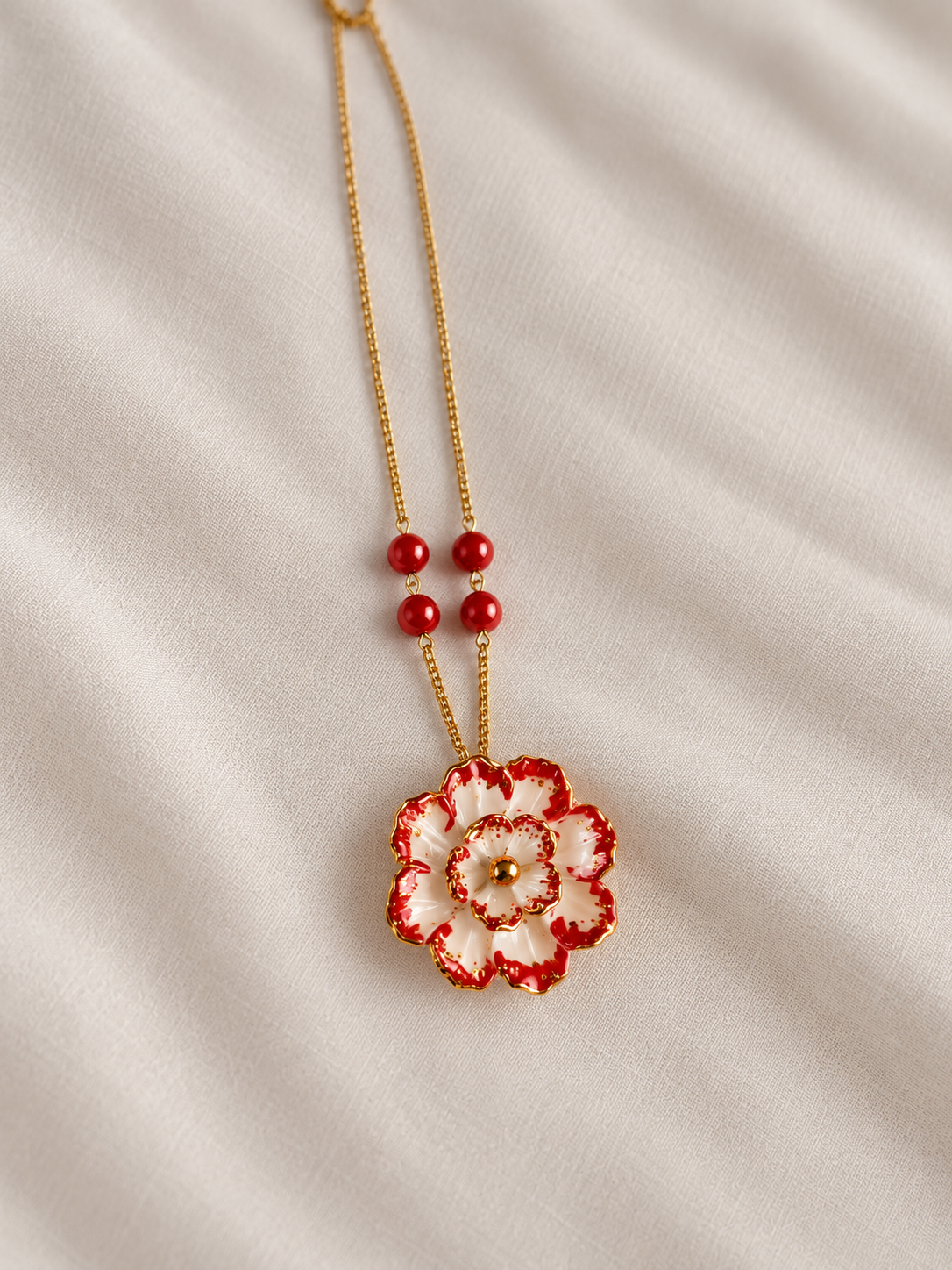 Veda Handmade Porcelain Necklace