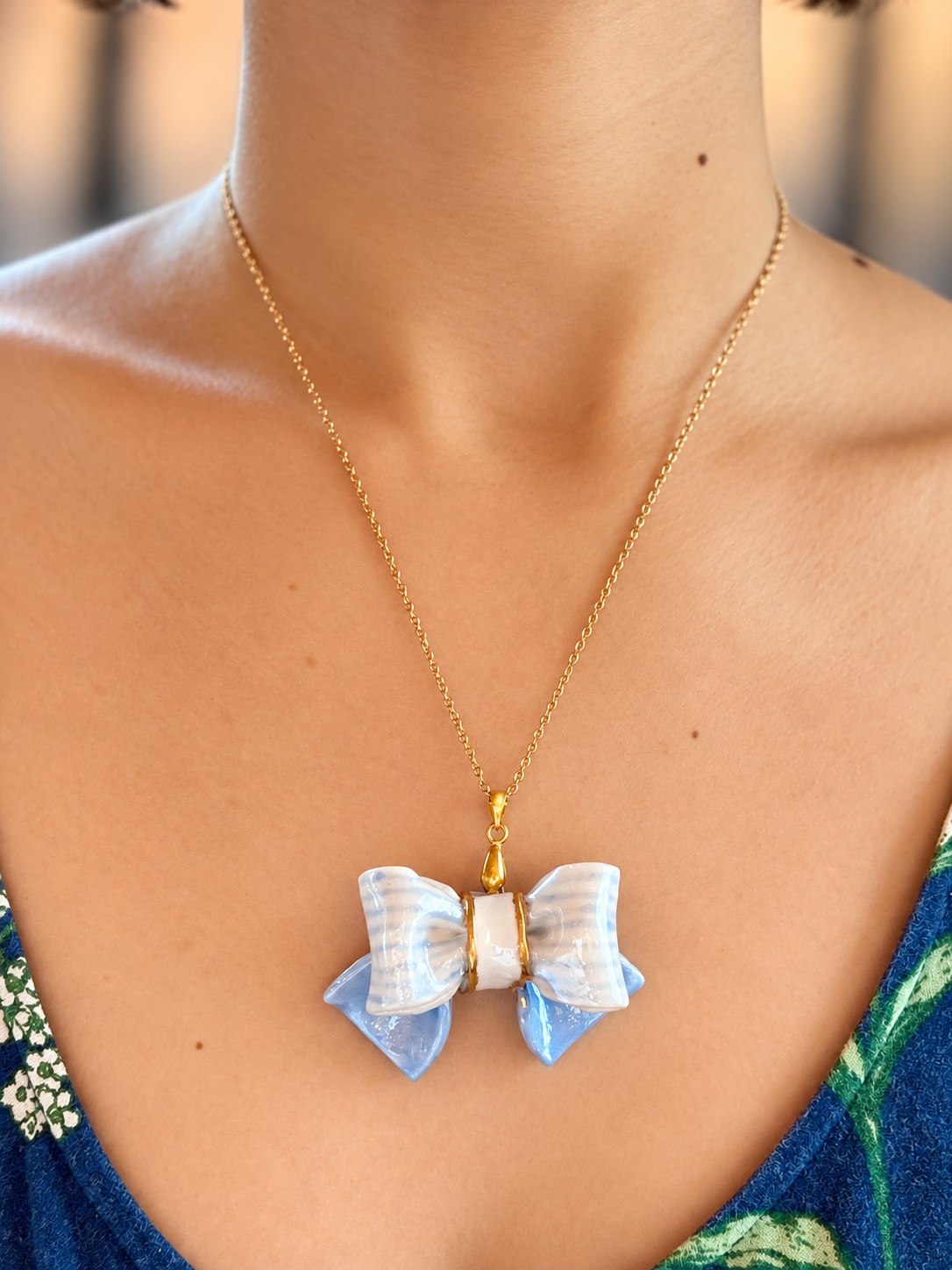 Tara Handmade Porcelain Necklace