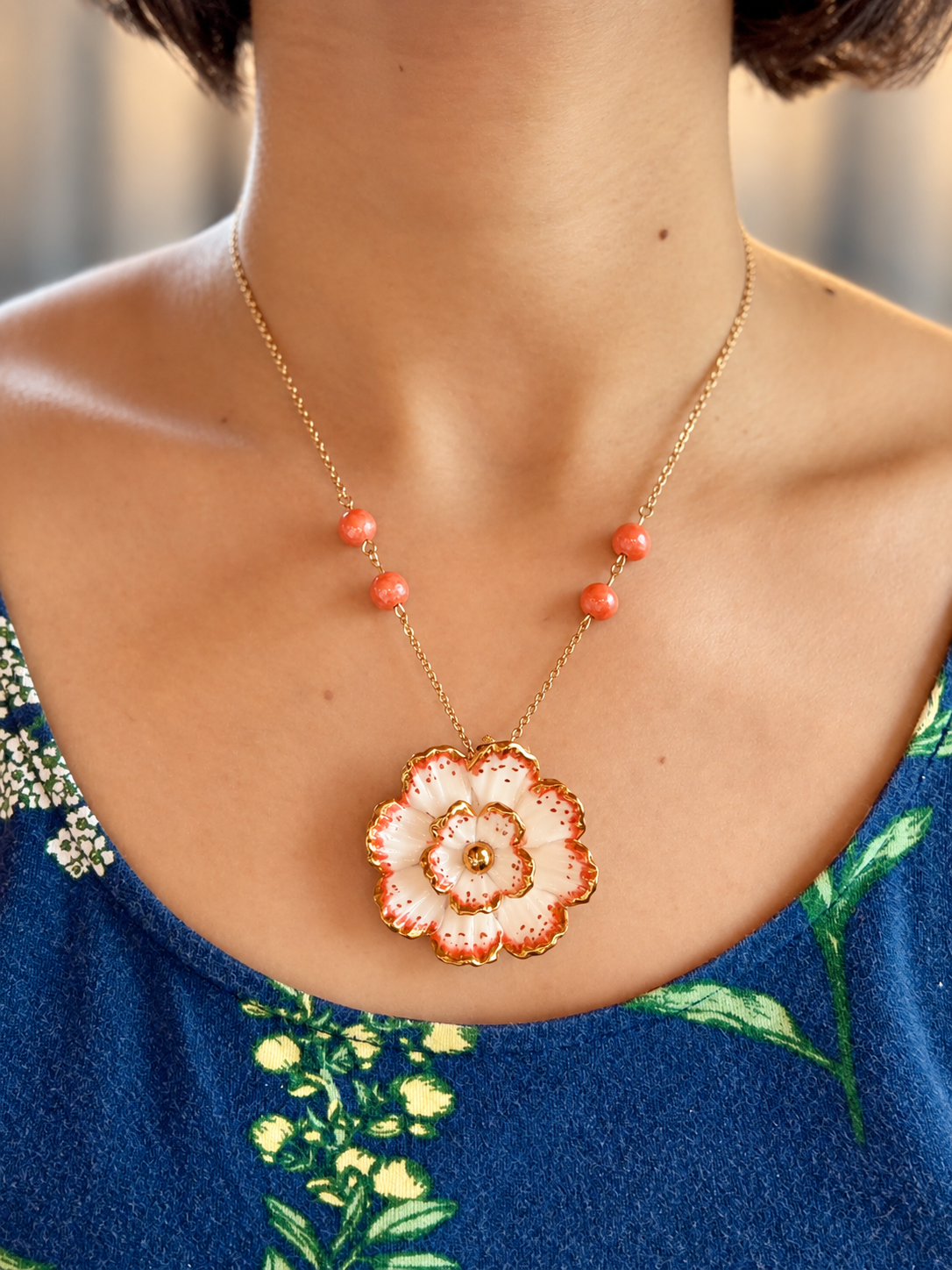 Nila Handmade Porcelain Necklace