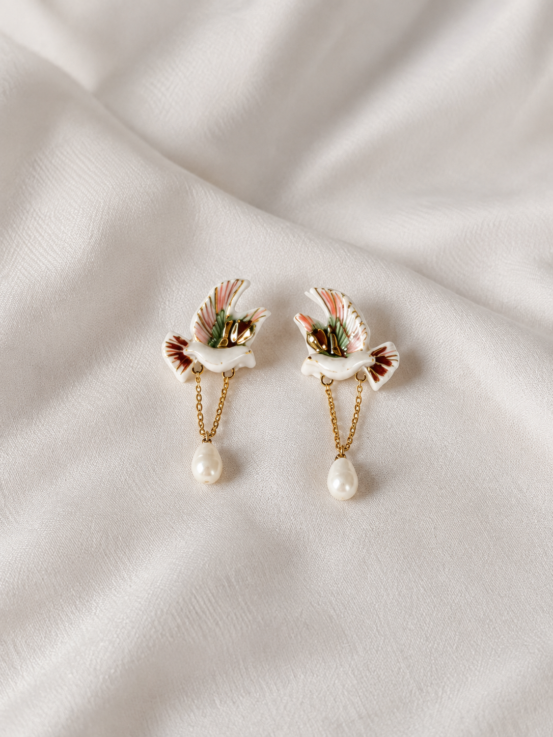 Myra Handmade Porcelain Earrings