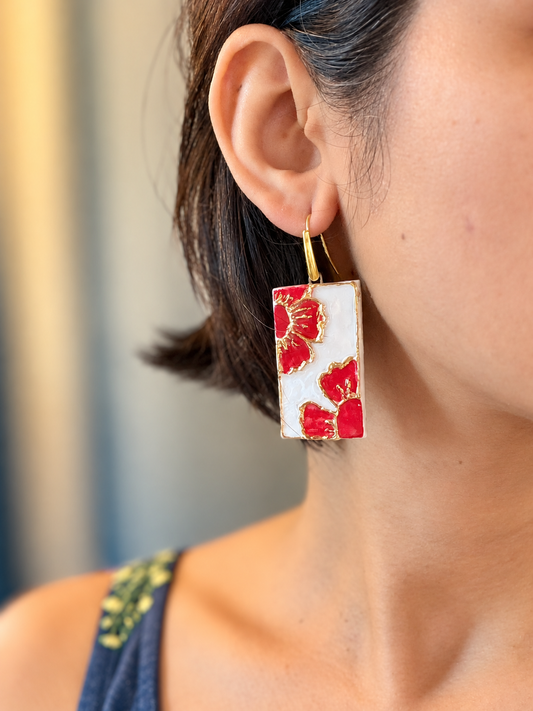 Roshini Handmade Porcelain Earrings