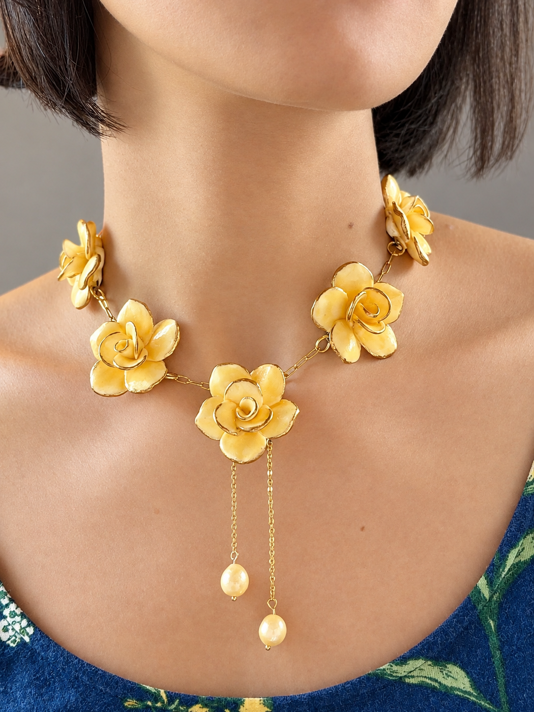 Uma Handmade Porcelain Necklace