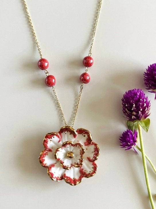 Veda Handmade Porcelain Necklace