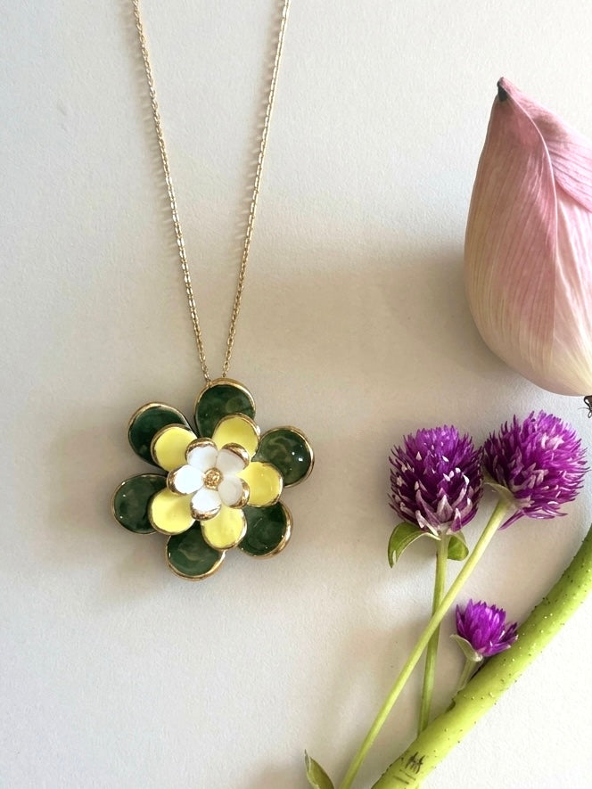 Diya Handmade Porcelain Necklace
