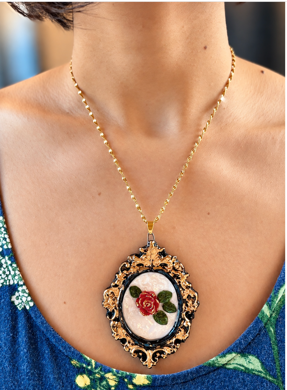 Malini Handmade Porcelain Necklace