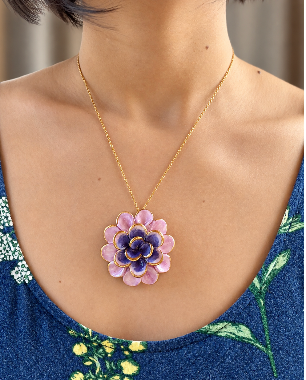 Navya Handmade Porcelain Necklace